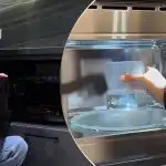 Hur man tar bort torkat fett från mikrovågsugnen på 5